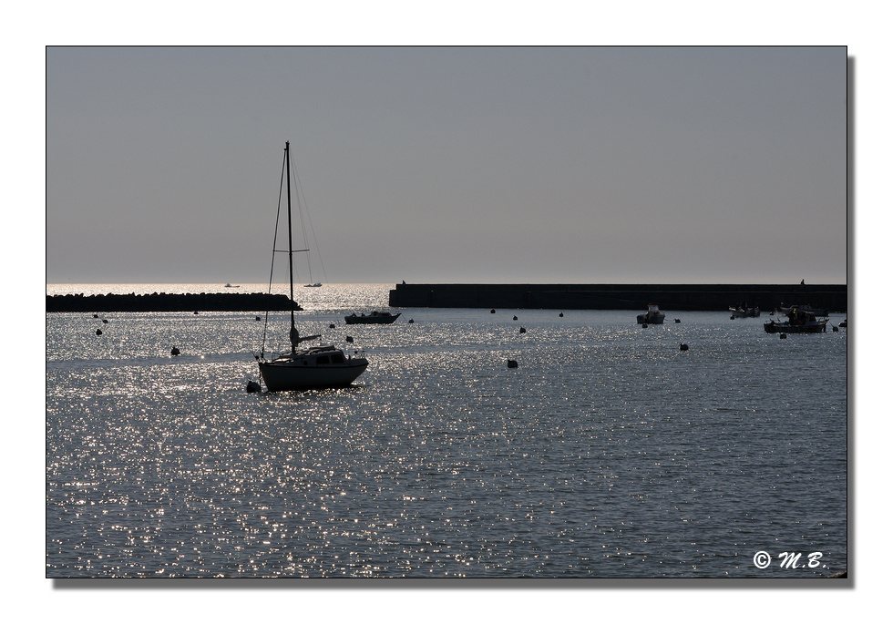 Bateaux  contre jour