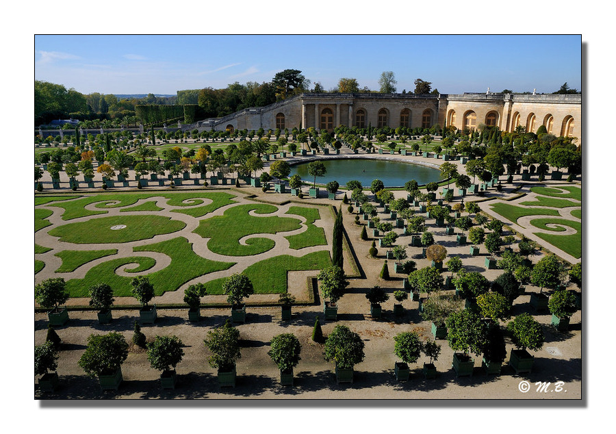 Vue sur l'orangerie