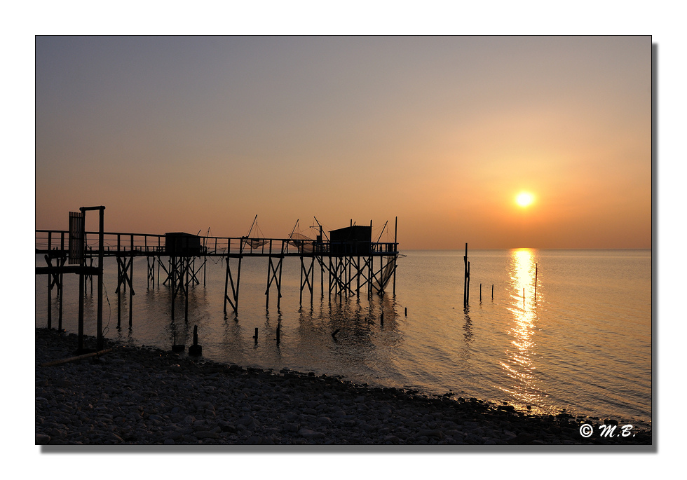 Coucher de soleil sur les carrelets5