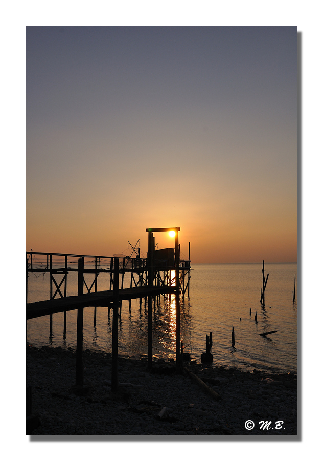 Coucher de soleil sur les carrelets4