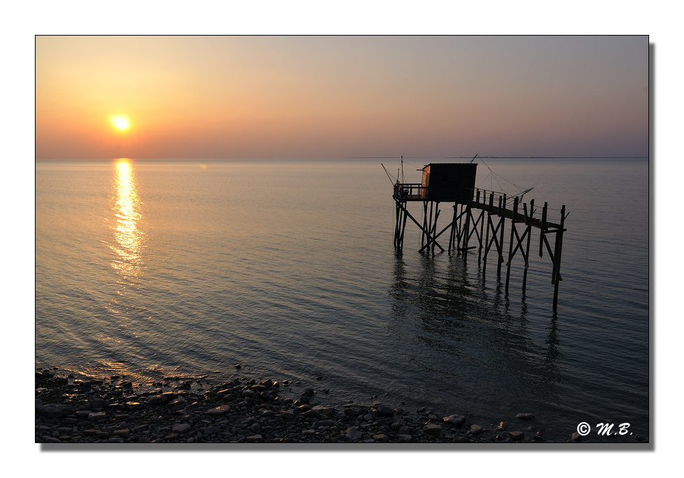 Coucher de soleil sur les carrelets2